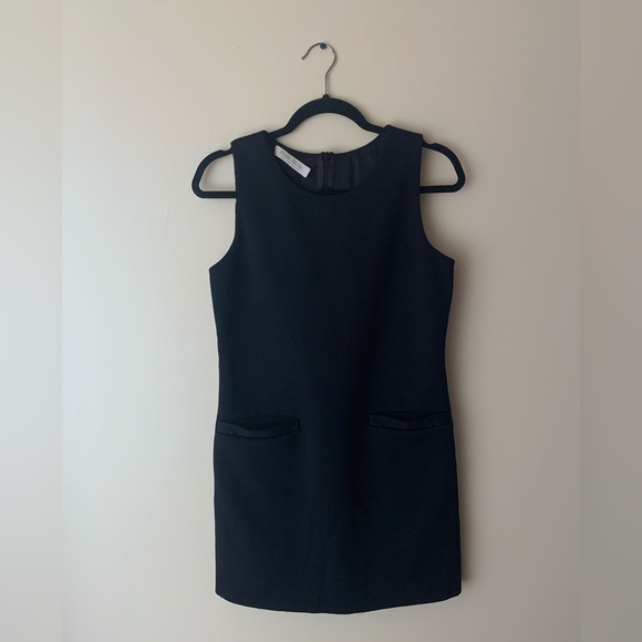 Authentic Miu Miu Black Boucle Sleeveless Italian Shift Dress 42 - Picture 4 of 12